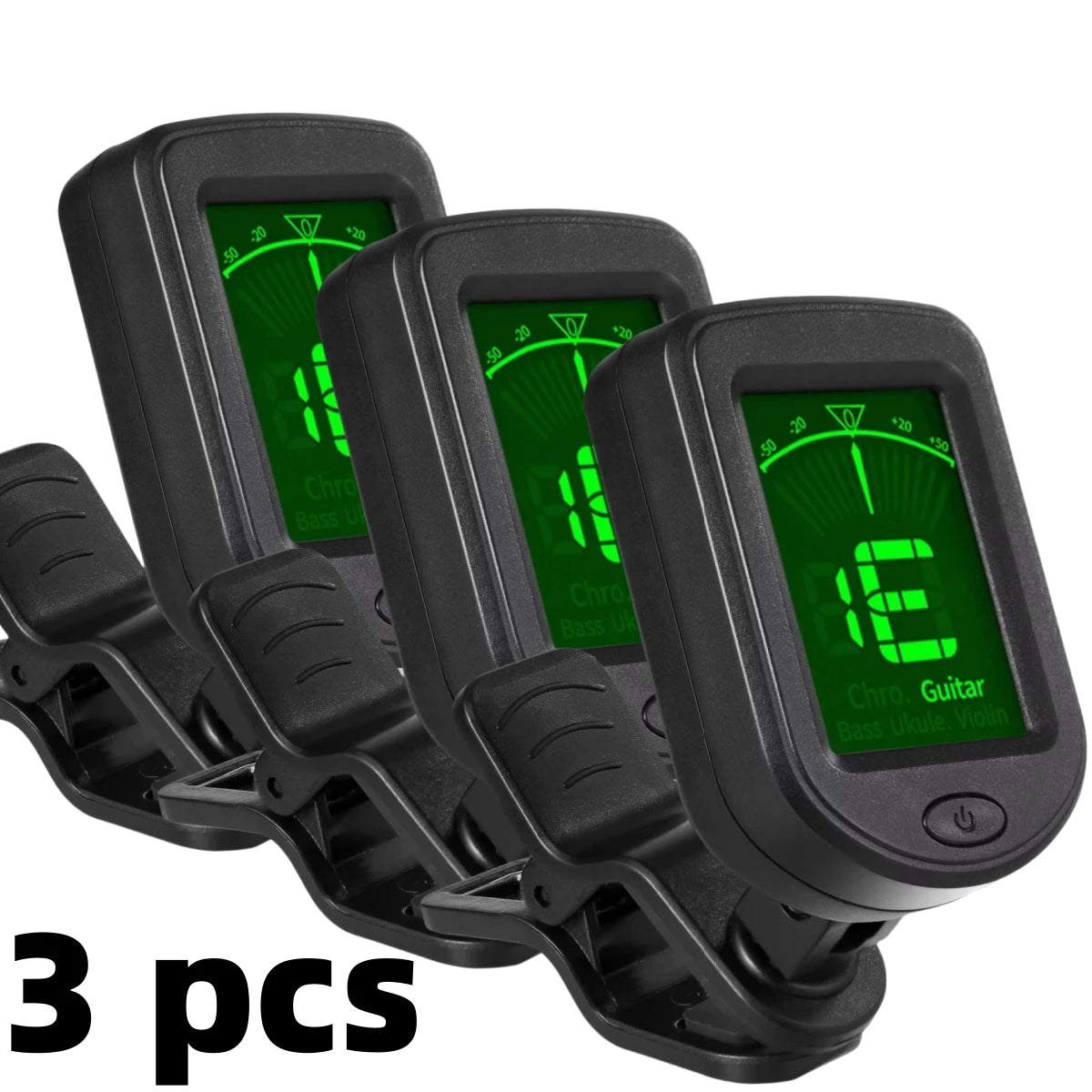 Guitar Tuner For All Instruments Clip on Electronic Tuner for Guitar Bass Ukulele Violin Mandolin Banjo Beauty World Shop