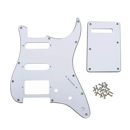 PHRILAM SSH 11 hole ST electric guitar guard, 3-Layer  St  Pickguard with Aluminum Foil Shield Fits American/Mexican ST Beauty World Shop