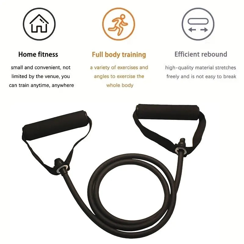 Resistance Bands With Handles, Exercise Bands, Workout Bands With Handles For Men Women, Strength Training Equipment At Home Beauty World Shop