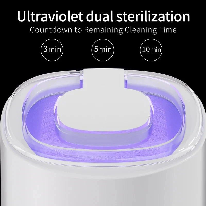 NEW HOT Small portable cleaning machine full-automatic household cleaning jewelry braces contact lens cleaner Beauty World Shop