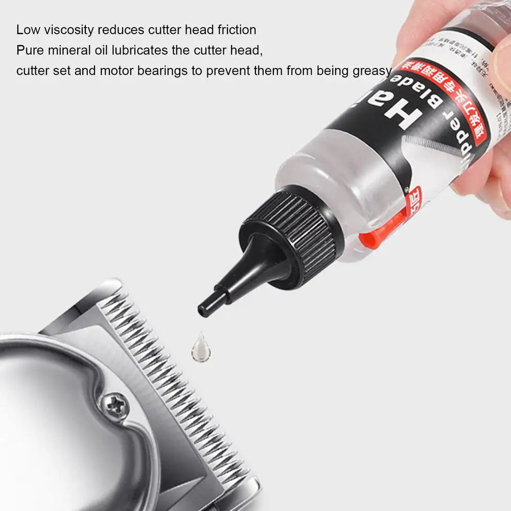 Trimmer lubricating oil Hair scissors lubrication Reduce metal friction No odor For hair cutting tool maintenance lubrication Beauty World Shop