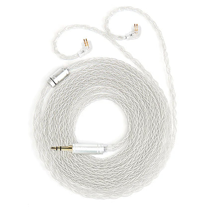 KBEAR ST12plus Earphone Cable 2m 8 Core 4N OFC Silver-plated Upgraded Cable 3.5/4.4mm MMCX/0.78mm 2Pin for CCZ KB03 KS1 Beauty World Shop