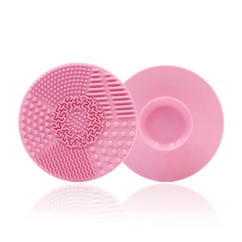 Silicone Makeup Brush Cleaner Folding Powder Puff Cleaning Bowl Eyeshadow Brushes Washing Soft Mat Beauty Tools Scrubber Box Beauty World Shop