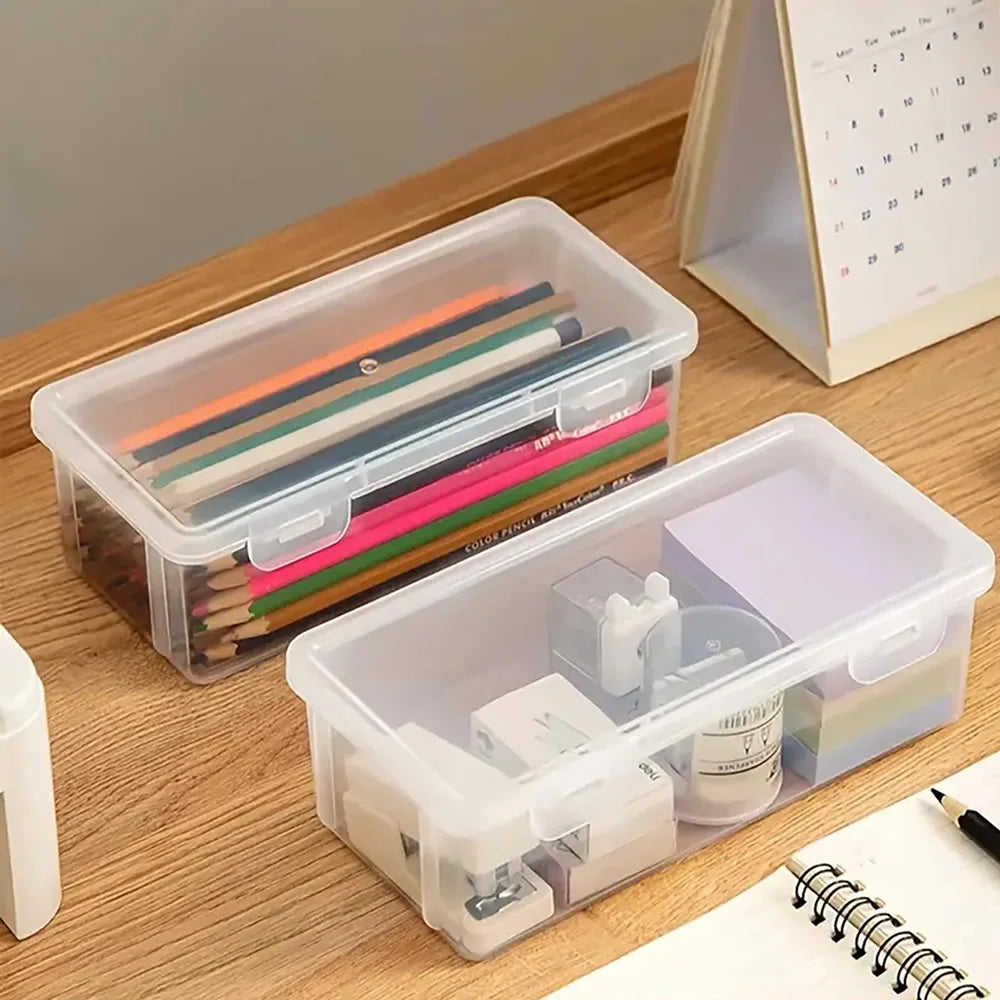 LOLEDE Pencil Cases Useful School Supplies Kawaii Stationery Organizer Bag Astethic Holster DIY Office Pen Box Kits Sacs Pen Box Beauty World Shop
