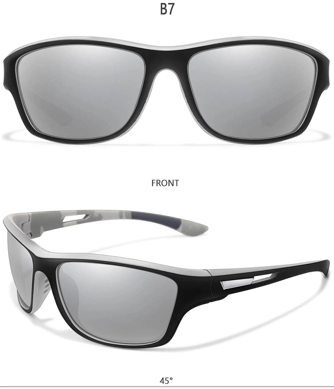 Men's Polarized Fishing Sunglasses Men Women Cycling Driving Hiking Sun Glasses Anti-glare UV400 Eyewear TAC Lens 1 PC Beauty World Shop