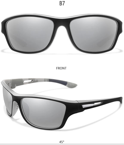 Men's Polarized Fishing Sunglasses Men Women Cycling Driving Hiking Sun Glasses Anti-glare UV400 Eyewear TAC Lens 1 PC Beauty World Shop