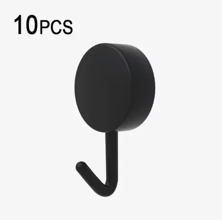 10PCS Self Adhesive Wall Hook Strong Without Drilling Coat Bag Bathroom Door Kitchen Towel Hanger Hooks Home Storage Accessories Beauty World Shop