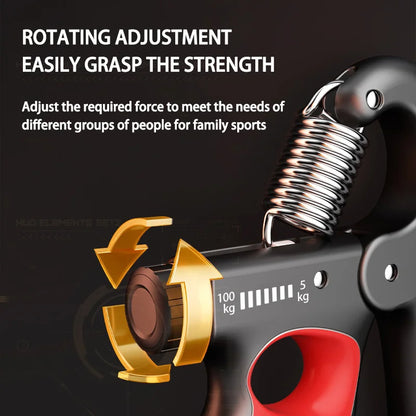 5-60/100/150kg Grip Strength Gym Wrist Expander Hand Strengthener Adjustable Muscle Recovery Fitness Hand Strength Exercise Beauty World Shop