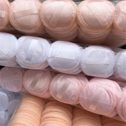 6pcs Round Facial Powder Foundation Puff ,Portable Soft Cosmetic Puff For Makeup Application, Beauty Tool Essential Make Up Beauty World Shop