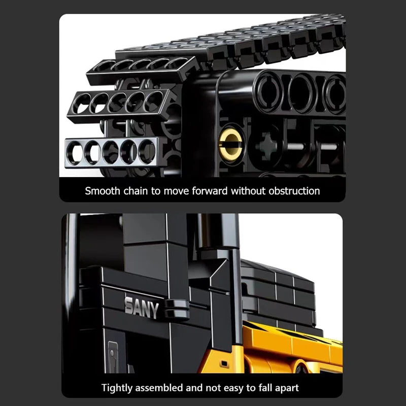 SEMBO BLOCK 1022pcs Excavator Models Building Blocks MOC City Construction Engineering Vehicle Bricks Educational Toys Boys Gift Beauty World Shop
