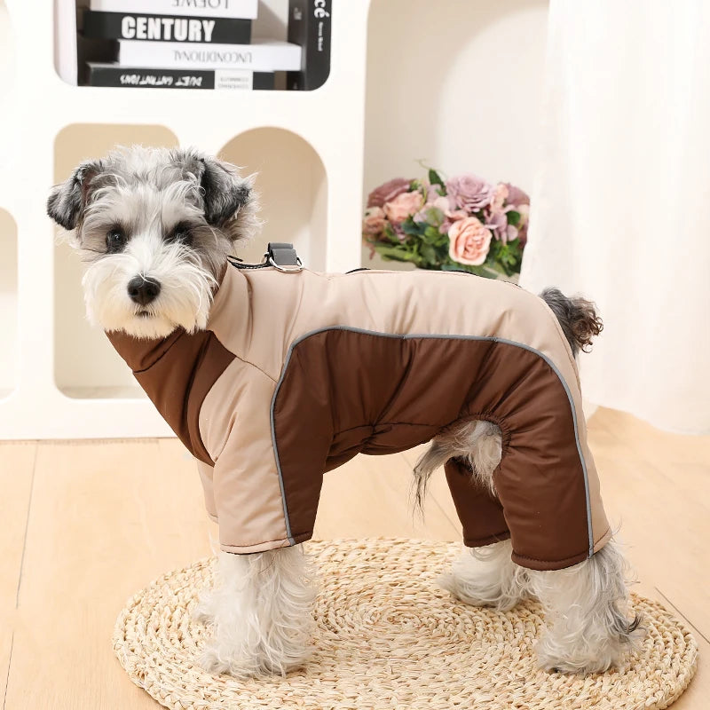 Warm Pet Clothes With D-ring Reflective Dog Jumpsuit For Small Medium Dogs Camouflage Puppy Coat For Winter Chihuahua Pug Jacket Beauty World Shop