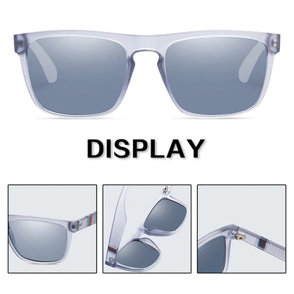 Fashion Square Vintage Polarized Sunglasses Men Women Retro Driving Fishing  Sun Glasses UV400 Eyewear Beauty World Shop