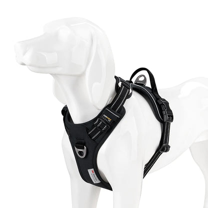 TRUE LOVE Pet Harness No Pull Nylon Reflective Dog Harness Adjustable Comfortable Control Step-in Brilliant Truelove TLH5654 Beauty World Shop