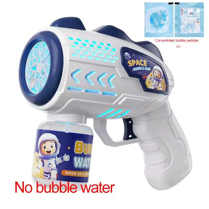 Fully Automatic Bubble Gun Rocket Bubbles Machine Automatic Blower with Bubble Liquid Toy for Kids Beach Outdoor Bubble Gifts Beauty World Shop