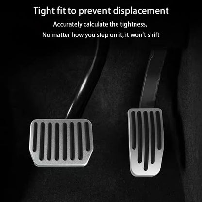 For Tesla Model Y Juniper 2025 2026 Upgrade Foot Pedal Pads Non-slip Accelerator Brake Rest Performance Aluminum Mat Accessories Beauty World Shop