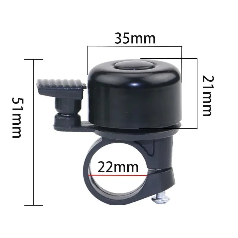 Bicycle Bell Alloy Mountain Road Bike Horn Sound Alarm Doorbell Safety Warning Cycling Handlebar Metal Ring Call MTB 250802 Beauty World Shop