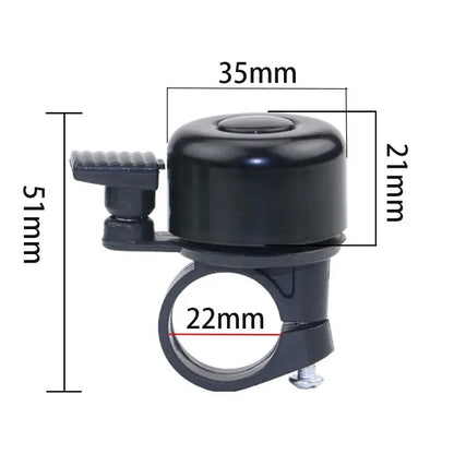 Bicycle Bell Alloy Mountain Road Bike Horn Sound Alarm Doorbell Safety Warning Cycling Handlebar Metal Ring Call MTB 250802 Beauty World Shop