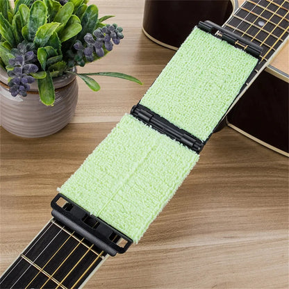 Miwayer Guitar String Cleaner Clean Fretboard Cloth Tool for Maintenance and Care of Violin, Bass, Ukulele, Electric Guitars Beauty World Shop