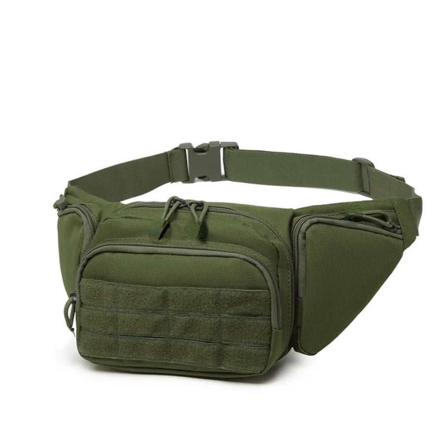 Men Waist Bag Belt Bumbag Waterproof Nylon Molle EDC Fanny Phone Pouch for Hunting Climbing Camping Beauty World Shop