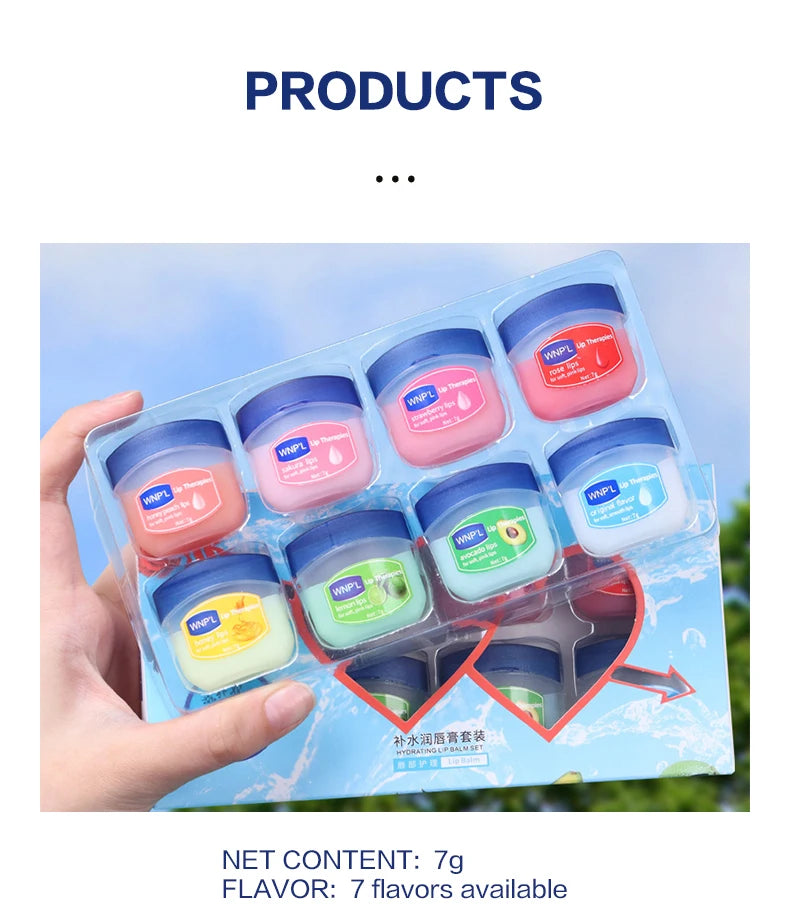 8/6/4pcs Moisturizing Lip Balm Set Lip Care Moisturizing Base Natural Plant Base Moisturizing Crack Lip Care Jelly Moisturizer Beauty Fashion