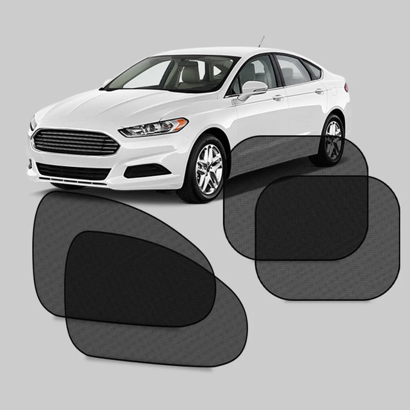 SEAMETAL Car Sun Shade Side Window Curtain Front Rear Window Sunshade Summer UV Blocking Suction Cup Car Sun Protection Curtains Beauty World Shop