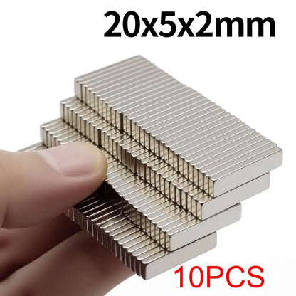 20x5x2mm Super Strong Neodymium Magnet N35 NdfeB Permanent Magnetic imanes Block Powerful Magnets Refrigerator Magnet Beauty World Shop