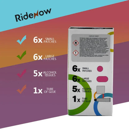 Ridenow Patch Kit TPU Bike Inner Tube Repair Tool Road Bicycle Tire 700C x 23 25 28 32C MTB Bike Tyre 26 27.5 29er BMX 20" 16" Beauty World Shop