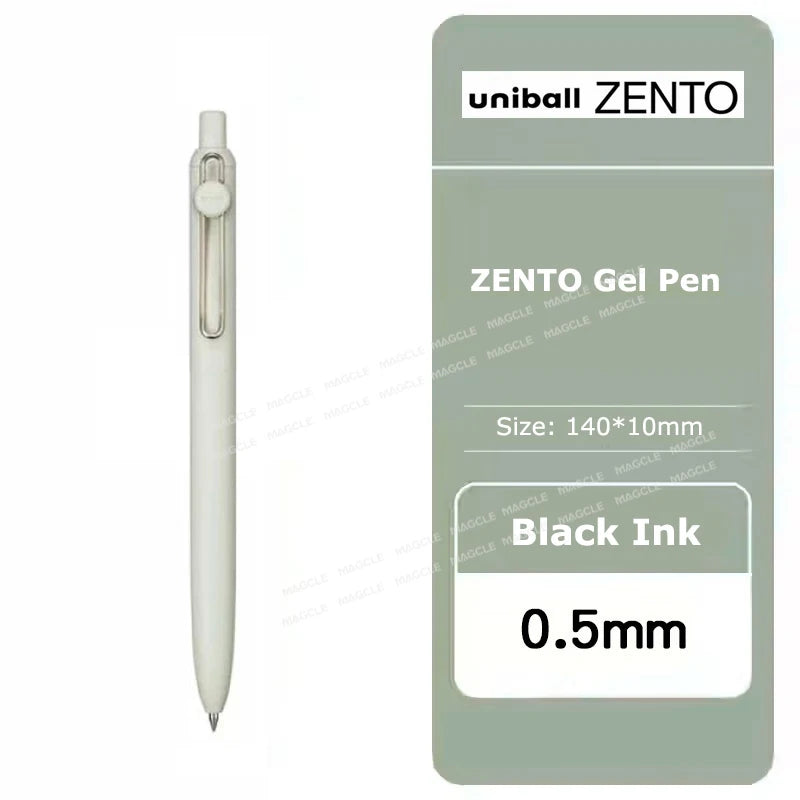 uniball ZENTO Standard 0.38/0.5mm Gel Pens,Water-Based Smooth Writing Roller Ball Pens Fit for a variety of occasions Stationery Beauty World Shop