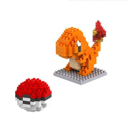 75 Style Building Blocks Assembly Anime Picachu Charizard Doll Blastoise Bulbasaur Gengar Bricks Figures Toy for Kid Gift Beauty World Shop