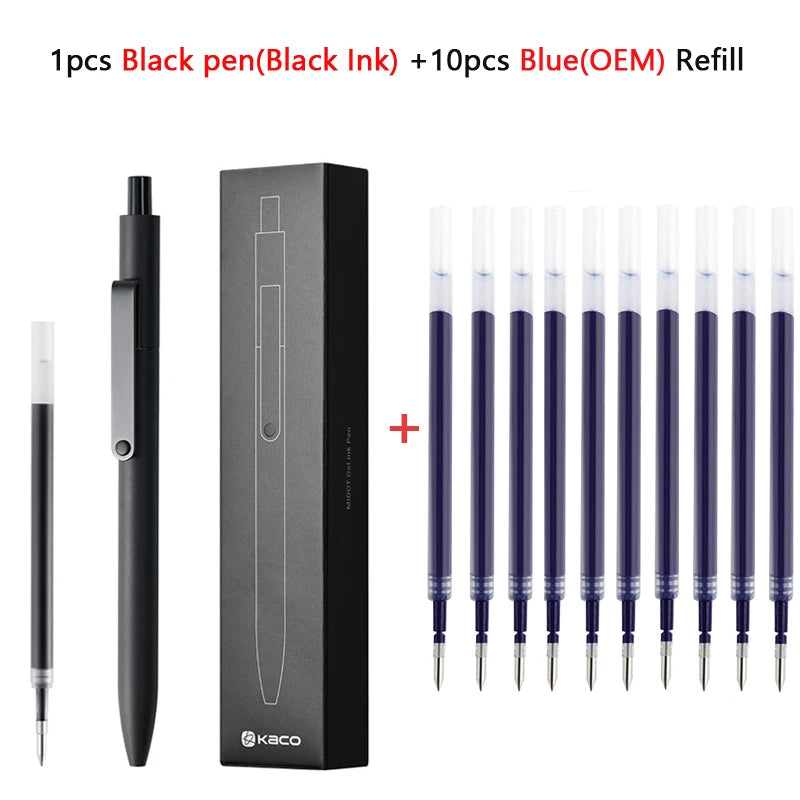 KACO 0.5mm MIDOT Gel Ink Pens, Quick-drying Press Smooth Writing Pen, High Volume for Taking Exams Grading Homework Doing Papers Beauty World Shop