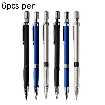 Mechanical Pencil Set 2.0mm with 2B Black/Colors Lead Refill for Writing Sketching Art Drawing Painting School Automatic Pencils Beauty World Shop