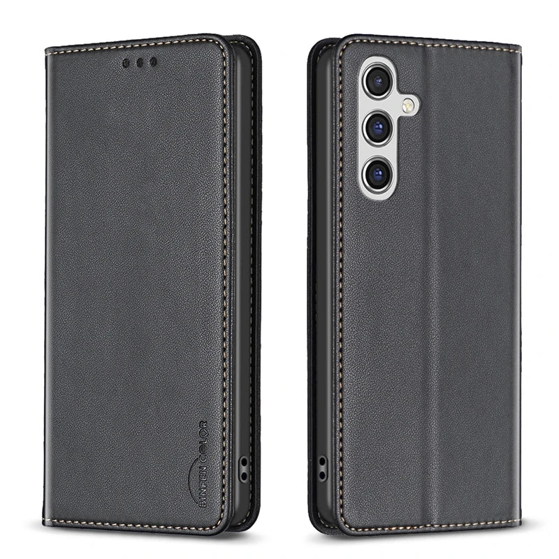 For Samsung Galaxy S25 FE Case Magnetic Flip Phone Case on For Fundas Samsung S25 FE S25FE 5G SM-S731B Leather Card Cover Coque Beauty World Shop