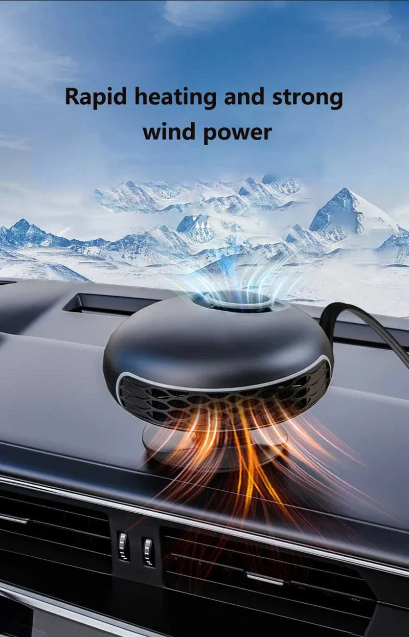 12v/24v Car Heater Heating Cooling Dual-purpose Low Power 360°rotation Defrost Defogger Fast Heating Foldable Stand 2026