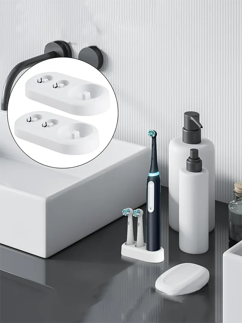 Electric Toothbrush Holder,Replacement Stand Base Compatible with Oral B Toothbrush,Toothbrush Organizer for Bathroom Storage Beauty World Shop