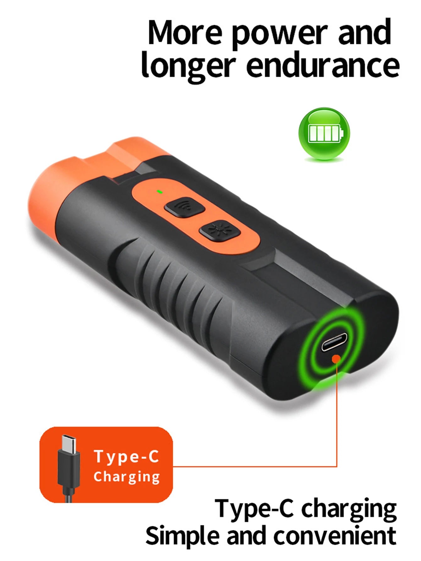 2025 Dual Head Ultrasonic Dog Repeller USB Rechargeable Dog Training Device High-Power Anti Bark Device with LED Flashlight Beauty World Shop