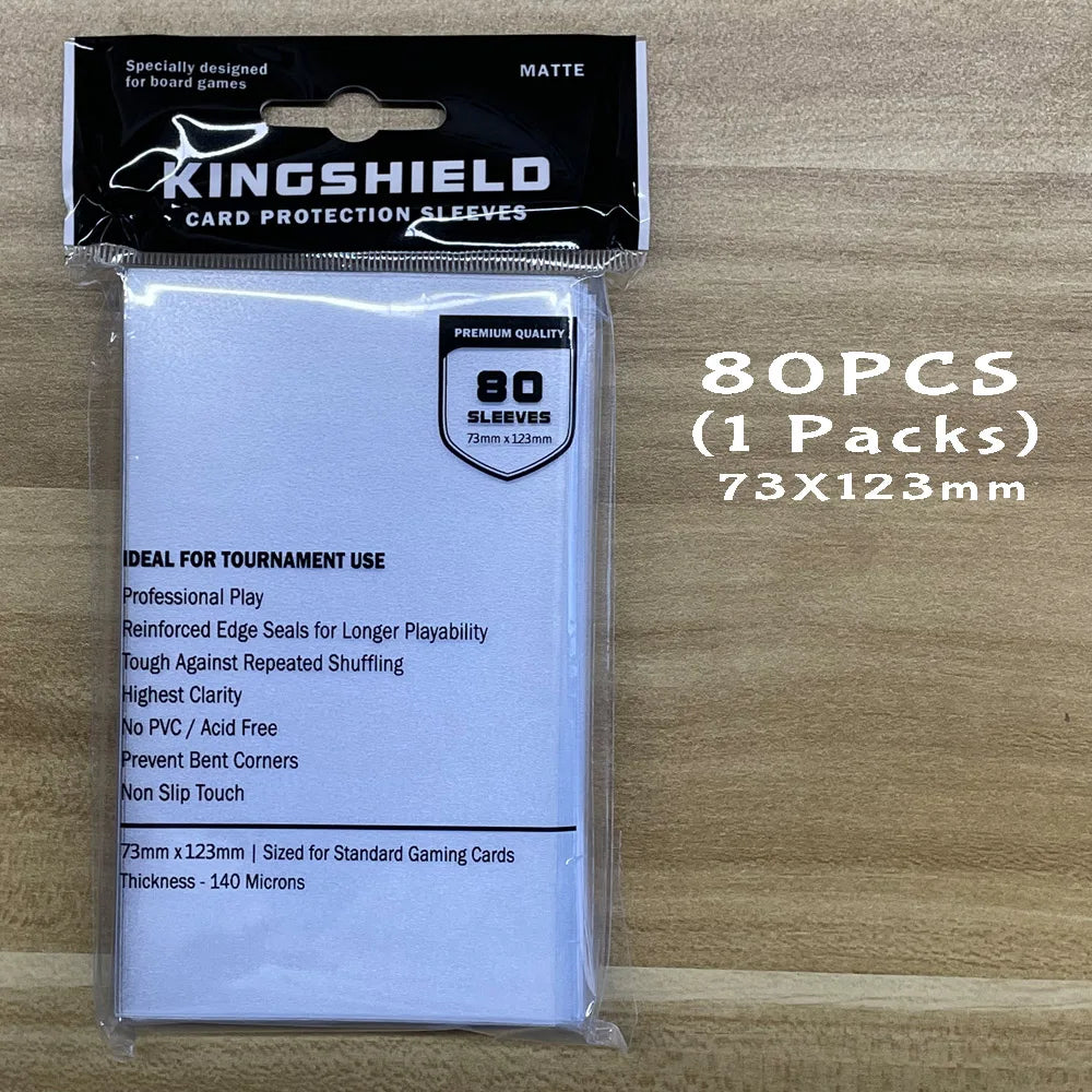 100PCS Matte Colorful Standard Size Card Sleeves TCG Trading Cards Protector Tarot Shield Board Games Cover PKM 66x91mm Beauty World Shop