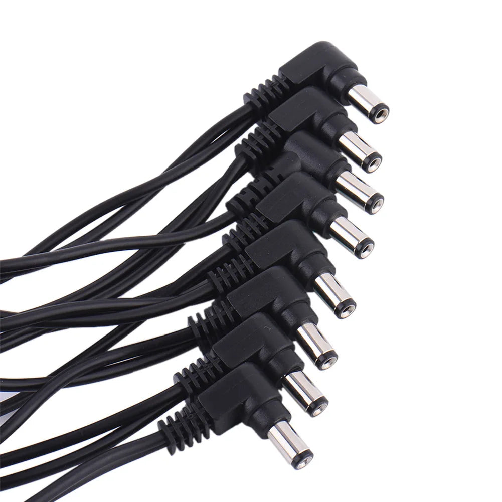 Daisy Chain Cable 1 to 2 3 5 6 8 10 Ways Guitar Effect Pedal Accessory 9V DC Adapter Plug Power Cord Beauty World Shop