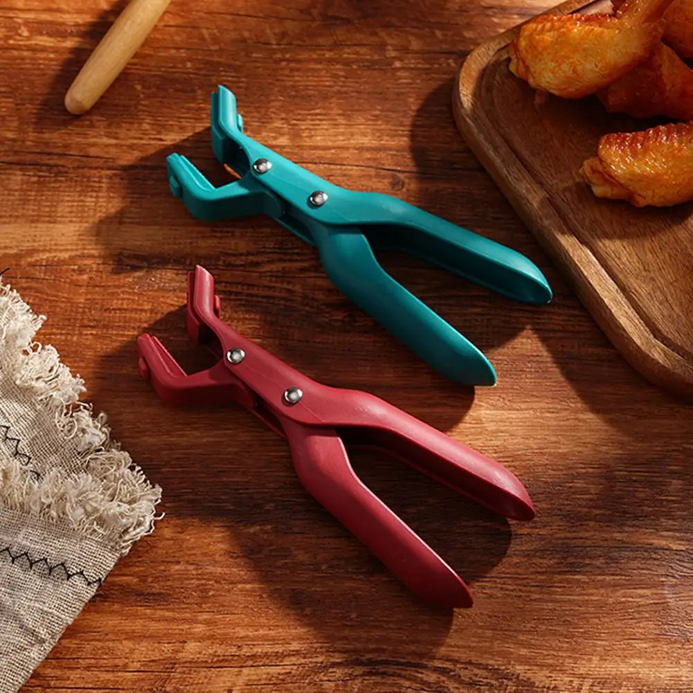 Anti-Scalding Dish Plate Gripper Clips Tongs Clamp Holder for Moving Hot Plate or Bowls Out from Pot Microwave Oven 1/2pcs Beauty World Shop