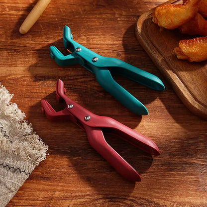 Anti-Scalding Dish Plate Gripper Clips Tongs Clamp Holder for Moving Hot Plate or Bowls Out from Pot Microwave Oven 1/2pcs Beauty World Shop