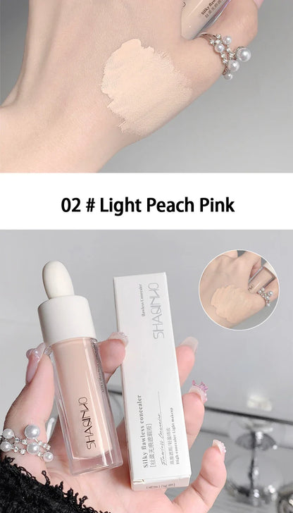 SHAQINUO Flawless Hydrating Concealer - Brightens Dark Circles & Smooths Tear Troughs | Long-lasting Formula, Non-cakey Finish Beauty Trend Shop