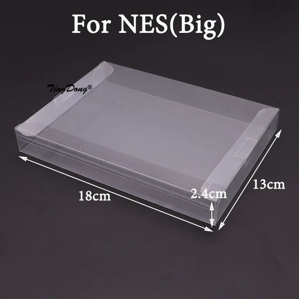 5/20PCS Clear Transparent Game Cartridge Box Case Games Plastic PET Protector for N64 NES SNES for ps5 ps4 ps3 GB GBA GBC Switch