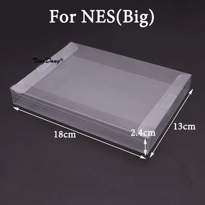 5/20PCS Clear Transparent Game Cartridge Box Case Games Plastic PET Protector for N64 NES SNES for ps5 ps4 ps3 GB GBA GBC Switch