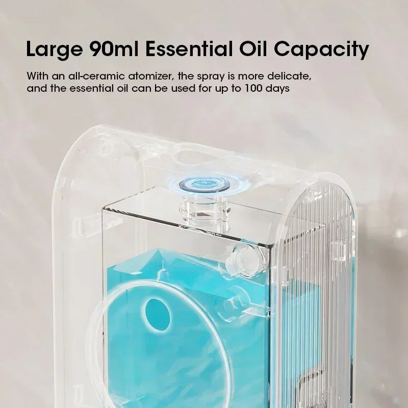 Mini Multi-Functional Aromatherapy Diffuser USB Smart Essential Oil Air Freshener for Home Desktop Wall Mounted for Car Bathroom Beauty World Shop