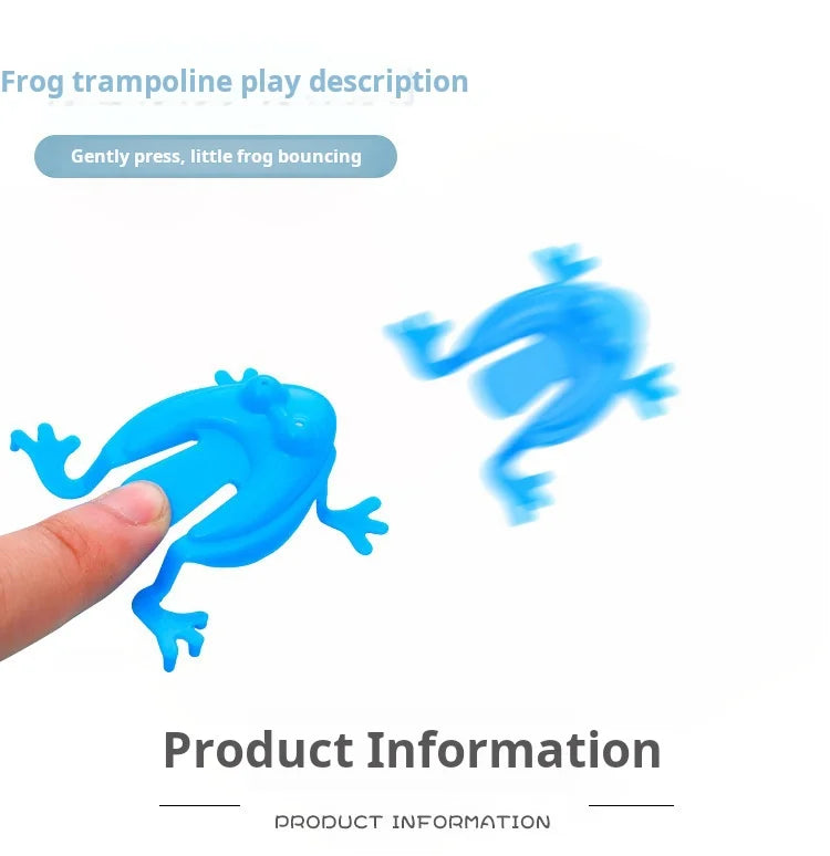 20pcs Bouncing Frog Nostalgic Toys For Children Kindergarten Educational Toy Jumping Frog Toy Christmas Gift Beauty Fashion