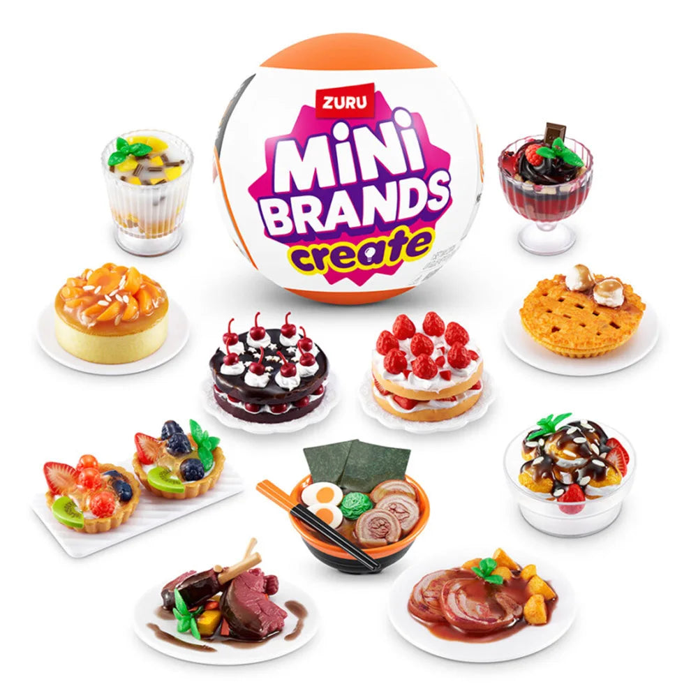 Zuru Mini Brands Blind Box 5 Surprises Masterchef Set Brands Masterchef Series 1 Mystery Ball Bundle Surprise  Collectibles Toy Beauty World Shop