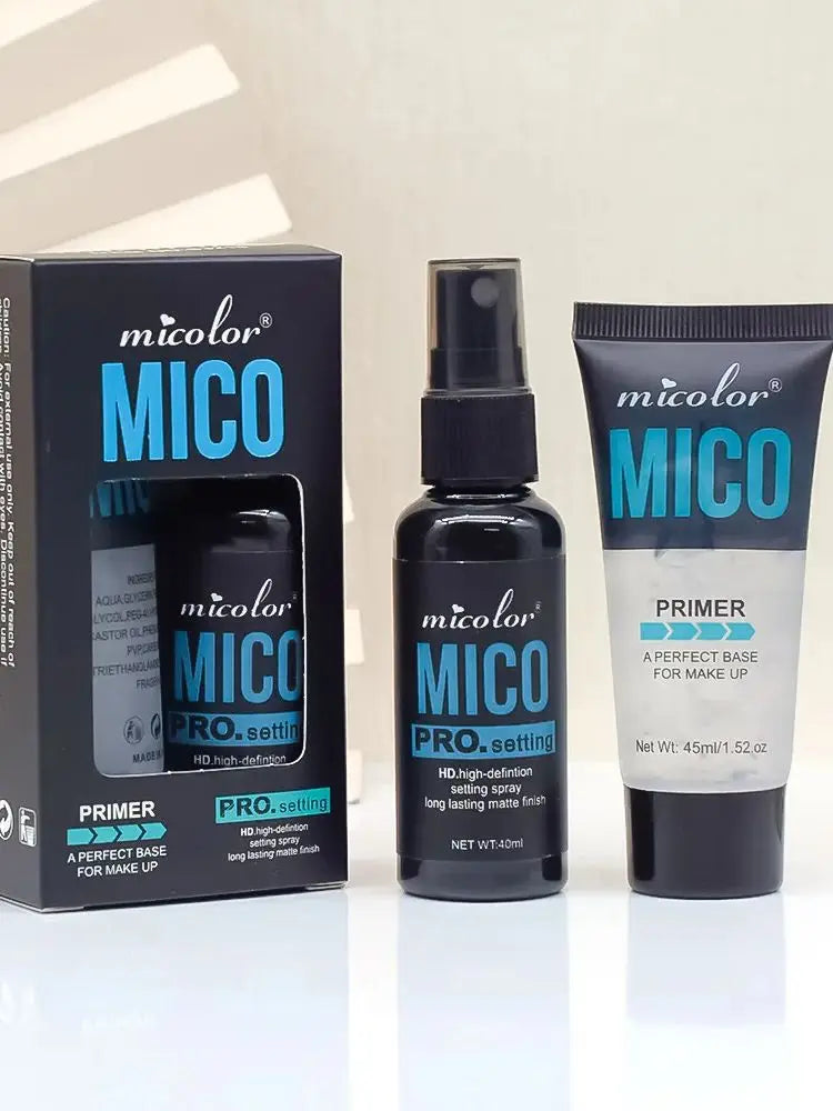 Makeup Set Of Makeup Primer + Setting Spray, Invisible Pore Color Rendering Hold Makeup, For Base Makeup And Makeup Finishing Beauty World Shop