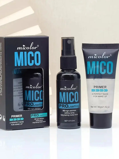 Makeup Set Of Makeup Primer + Setting Spray, Invisible Pore Color Rendering Hold Makeup, For Base Makeup And Makeup Finishing Beauty World Shop