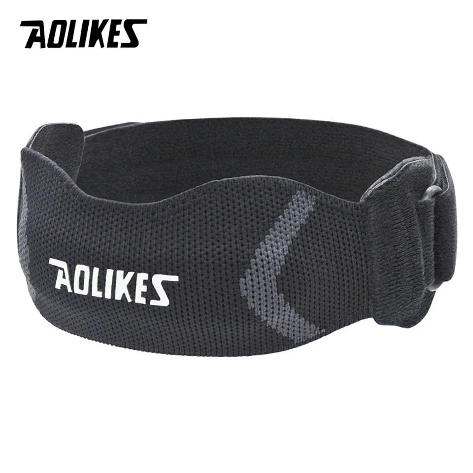 AOLIKES 1PCS Knee Braces for Knee Pain,Patella Knee Support Strap,Adjustable Patellar Tendon Stabilizer Band for Basketball Beauty World Shop