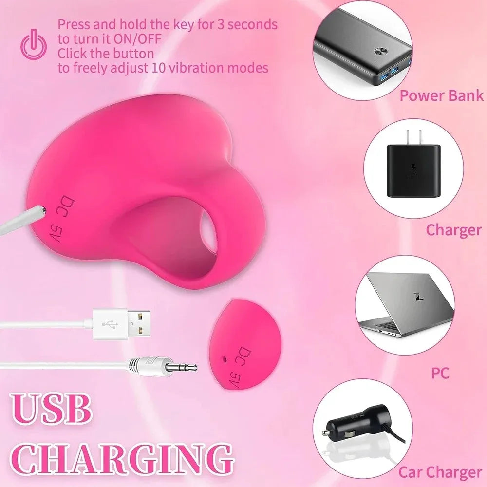 Pocket Mini Ring Face and Eye Massager Portable USB Charging Waterproof Face Eyes Body Relieve Fatigue Facial Skin Care Tools Beauty World Shop