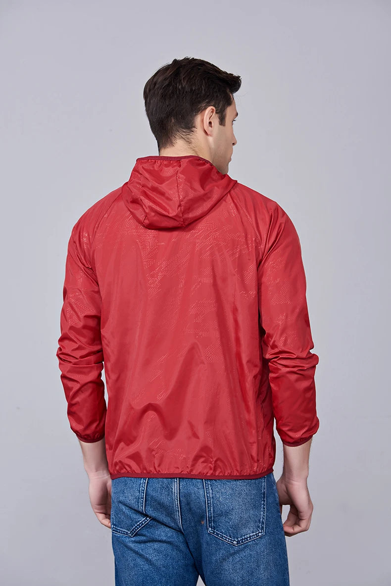 JNLN Men Women Waterproof Hiking Jackets Quick Dry Camping Windbreaker Unisex Outdoor Trekking Raincoat Anti UV Packable Clothes Beauty World Shop